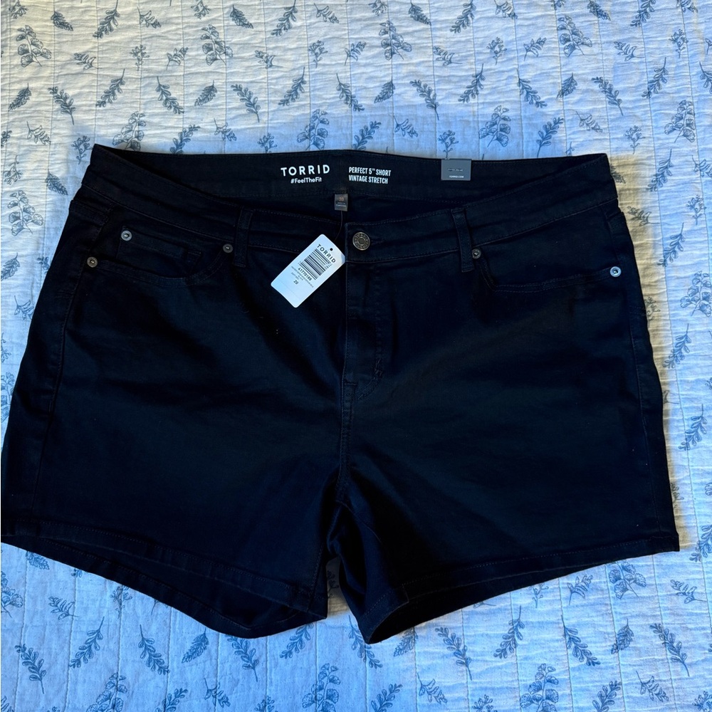 Torrid Women's Dark Jean Shorts